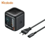 Chargeur adaptateur Mcdodo FreeGo Pro- 100W - Câble rétractable Type-C de 100cm – 2 ports Type-C et 1 port USB intégrés – Écran TFT d’affichage intégré - CH-1391 – Image 5
