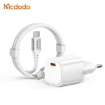 Chargeur Mcdodo Nano 20 - Puissance 20W - Port et câble Type-C - pour appareils Apple et Android - CH-4048