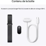 Fitbit Air Google Bracelet connecté sans écran - Traceur d'activité Bien-être, Santé, Lifestyle, Sport - 7Jrs d'autonomie - BT 5.0 - Noir – Image 4