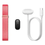 Fitbit Air Google Bracelet connecté sans écran - Traceur d'activité Bien-être, Santé, Lifestyle, Sport - 7Jrs d'autonomie - BT 5.0 - Rouge – Image 4