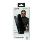 Antichoc de téléphone Green Lion Anthony 360° Privacy – Pour iPhone 17 Pro – Anti traces de doigts – Noir - GNANTPV17PBK – Image 3