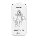 Antichoc de téléphone Green Lion Diego Pet HD – Pour iPhone 17 Pro – Anti traces de doigts – Transparent - GNDPTHD17PCL