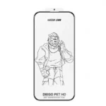 Antichoc de téléphone Green Lion Diego Pet HD – Pour iPhone 16 Pro – Verre incurvé 3D – Anti traces de doigts – Transparent - GNDPTPV16PCL