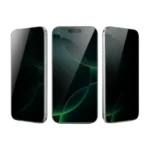 Antichoc de téléphone Green Lion Diego Pet Privacy – Pour iPhone série 17 – Verre incurvé 3D - Compatible avec iPhone 16 Pro – Noir - GNDPTPV17BK – Image 3