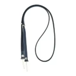 Corde en bandoulière pour téléphone portable Flexi Strap de Green Lion – Longueur réglable – sangles centrales en nylon magnétique – Bleu - GNFLXSTRPBL