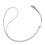 Corde en bandoulière pour téléphone portable Flexi Strap de Green Lion - Longueur réglable - sangles centrales en nylon magnétique - Gris - GNFLXSTRPGY – Image 3