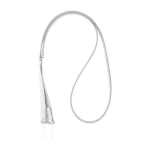 Corde en bandoulière pour téléphone portable Flexi Strap de Green Lion - Longueur réglable - sangles centrales en nylon magnétique - Gris - GNFLXSTRPGY