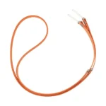 Corde en bandoulière pour téléphone portable Flexi Strap de Green Lion – Longueur réglable – sangles centrales en nylon magnétique - Orange - GNFLXSTRPOG – Image 3
