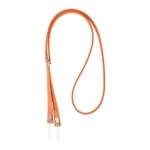 Corde en bandoulière pour téléphone portable Flexi Strap de Green Lion – Longueur réglable – sangles centrales en nylon magnétique - Orange - GNFLXSTRPOG