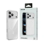 Coque de téléphone Green Lion Delgado - Pour iPhone 17 Pro - Compatible MagSafe - Anti traces de doigts et de rayures - Transparent - GNMGDPC17PCL – Image 3