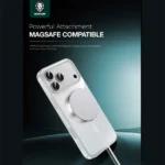 Coque de téléphone Green Lion Delgado – Pour iPhone 17 Pro Max – Compatible MagSafe – Anti traces de doigts et de rayures – Transparent – GNMGDPC17PMCL – Image 2