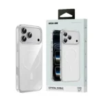 Coque de téléphone Green Lion Delgado – Pour iPhone 17 Pro Max – Compatible MagSafe – Anti traces de doigts et de rayures – Transparent – GNMGDPC17PMCL – Image 3