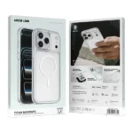 Coque de téléphone Green Lion Titan – Pour iPhone 17 Pro Max – Compatible MagSafe – Anti traces de doigts – Gris - GNTITMG17PMSL – Image 3