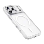 Coque de téléphone Green Lion Titan – Pour iPhone 17 Pro – Compatible MagSafe – Anti traces de doigts – Gris - GNTITMG17PSL