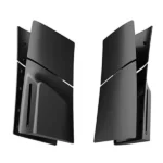 Coque de remplacement pour la PS5 Slim Édition - Façades et plaques arrière - Compatible uniquement avec la PS5 Slim version disque - Noir - GP-529