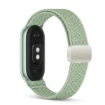 Bracelet de remplacement pour la montre Xiaomi Mi Band 10 – Compatible avec Xiaomi Mi Band 10, 9 et 8 - Nylon - Vert feuillage