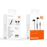 Écouteur filaire Mcdodo - Connecteur port Jack - 1.2m -Microphone intégré - Contrôle du volume - Appel et musique - HP-3500 – Image 2