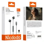 Écouteur filaire Mcdodo Sparkling - Connecteur type-c - 120cm - Éclairage RGB synchronisé avec la musique - HP-4700 – Image 3