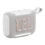 Mini enceinte portable JBL Go 5 - 10h d'autonomie - BT - IP68 - Éclairage d’ambiance sur les bords - Blanc – Image 2