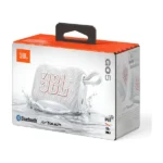 Mini enceinte portable JBL Go 5 - 10h d'autonomie - BT - IP68 - Éclairage d’ambiance sur les bords - Blanc – Image 3