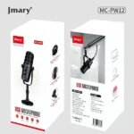 Microphone filaire avec câble USB JMARY – Réduction de bruit - Fonction de sourdine - Monitoring sans latence - Rotatif à 360 degrés sans latence - MC-PW12 – Image 5