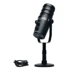 Microphone filaire avec câble USB JMARY – Réduction de bruit - Fonction de sourdine - Monitoring sans latence - Rotatif à 360 degrés sans latence - MC-PW12 – Image 2