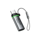 Adaptateur OTG Mcdodo Port Luma – Entrée Lightning pour iPhone vers sortie Type-C – Puissance 60W pour charge – Voyant lumineux - OT-6010