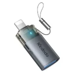Adaptateur OTG 2en1 Mcdodo - Entrée USB vers sortie Lightning pour iPhone - Port de lecture de Carte mémoire - 480 Mbps - OT-7850
