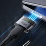 Adaptateur convertisseur magnétique Mcdodo - 140W - Entrée Type-C vers sortie MagSafe 3 pour MacBook - Voyant lumineux LED - OT-8850 – Image 2