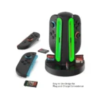 Station de charge pour Nintendo Switch 2 Dobe - Rangement pour 4 manettes Joy-Con et cartouches - TNS-3172 – Image 2