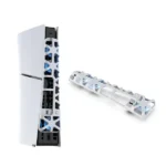 Ventilateur de refroidissement PS5 Slim Dobe - Équipé de plusieurs ventilateurs puissants - Alimentation USB - Blanc - TP5-3538S