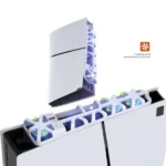 Ventilateur de refroidissement PS5 Slim Dobe - Équipé de plusieurs ventilateurs puissants - Alimentation USB - Blanc - TP5-3538S – Image 2