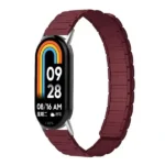 Bracelet de remplacement pour la montre Xiaomi Mi Band 10 – Compatible avec Xiaomi Mi Band 10, 9 et 8 - Silicone - Rouge bordeaux – Image 2