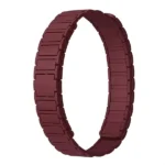 Bracelet de remplacement pour la montre Xiaomi Mi Band 10 – Compatible avec Xiaomi Mi Band 10, 9 et 8 - Silicone - Rouge bordeaux