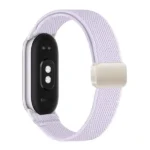 Bracelet de remplacement pour la montre Xiaomi Mi Band 10 – Compatible avec Xiaomi Mi Band 10, 9 et 8 - Nylon - Lavande
