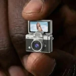 Mini caméra à écran rabattable - Vidéo résolution  1080P -  Capteur d'image CCD -  Écran HD IPS de 1,47" - LK-027 - Noir
