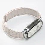 Bracelet de remplacement pour la montre Xiaomi Mi Band 10 – Compatible avec Xiaomi Mi Band 10, 9 et 8 - Silicone - Argent – Image 2