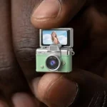 Mini caméra à écran rabattable - Vidéo résolution  1080P -  Capteur d'image CCD -  Écran HD IPS de 1,47" - LK-027 - Vert