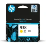 Cartouche d’encre originale HP 938 Jaune 4S6X7PE - Rendement indicatif 800 pages – Produit HP d’origine - (FW)