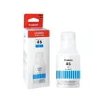 Bouteille d'encre GI46 pour Maxify GX6040 - 135ml - Couleur bleu Cyan - Encre à base de pigments adaptée à un usage professionnel – (FW)