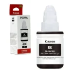 Bouteille d’encre noire Canon GI-490 BK Noir – 135ml – Couleur Noir – Canon d’origine – (FW)