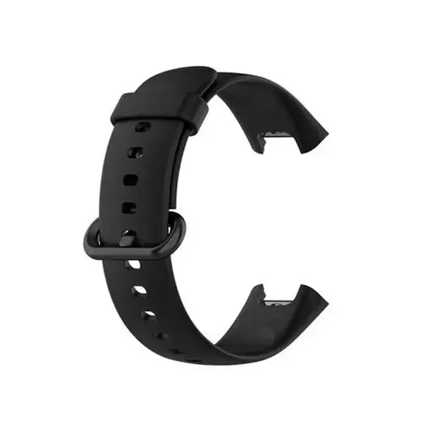 Caoutchouc _noir Bracelet de remplacement pour la montre Xiaomi Smart Mi Band 10 – Compatible avec Xiaomi Mi Band 10, 9 et 8 – Silicone caoutchouc - Noir – Image 1