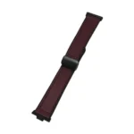 Bracelet de remplacement pour la montre Xiaomi Mi Band 10 - Compatibilité Xiaomi Mi Band 10, 9, 8 - Cuir - Bordeaux