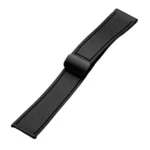 Bracelet de remplacement pour la montre Xiaomi Smart Mi Band 10 – Compatible avec Xiaomi Mi Band 10, 9 et 8 – Cuir - Noir
