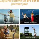 Stabilisateur Smartphone à 3 axes DJI Osmo Mobile 8P - Trépied intégré - 10h d'autonomie - Radiocommande à écran tactile détachable – Image 5