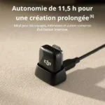 Micro cravate DJI Mic Mini 2 – 1TX Récepteur mobile Type-C et 2RX Transmetteurs – Portée 400M – 48h d’autonomie – ANC à deux niveaux – DM3050 – Image 3