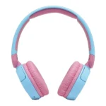 Casque JBL pour enfant - 30h d'autonomie - Bluetooth - Micro intégré - Bleu/Rose - JR310BT