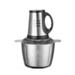 Hachoir électrique Nasco - 3L - 300W - 3 vitesses - Boîtier et bol en acier inoxydable - NAS-CH040-3L-TM