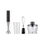 Mixeur à main plongeant 4en1 Nasco - 200W - Bac à fruits et légumes simple - Vitesse unique - NAS-HB3304-TMT