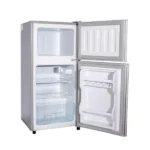 Réfrigérateur double portes Nasco – 86L – Économique – Un espace au congélateur – R600A - NASF2-110FL-DS